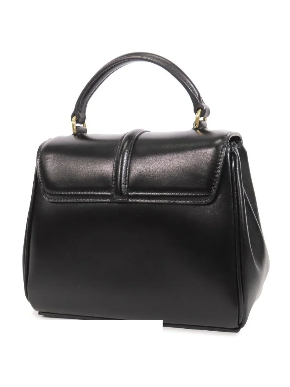 Celine Black Leather Mini 2-Way Shoulder Bag
